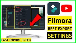 Filmora Best Export Settings For Youtube | Filmora 9 Best Export Settings 2020