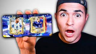 JAMÁS PENSÉ QUE ME SALDRÍA ESTOS JUGADORES en FC MOBILE  *ABRO 50 SOBRES COPA AMÉRICA & EURO*