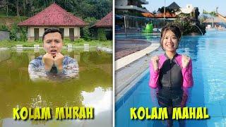 KOLAM RENANG MURAH VS MAHAL!! RENANG SEPUASNYA!!