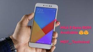 MIUI 9 8.1.18 Beta Rom How to Update for Redmi Y1 by md7technical