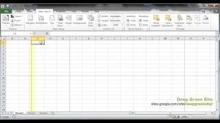 MS Excel 2010 / How to delete manual page break