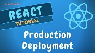 95. Build Project for Production Deployment using npm run build command in React Redux App - ReactJS