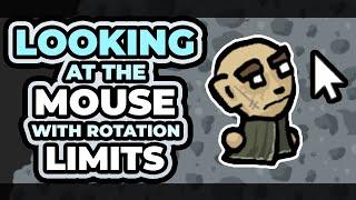 Rotate head towards mouse with rotation limits (Roguelike Controller)