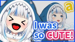 Gura reacts to her Legendary A moment during her Debut【Gawr Gura / HololiveEN】