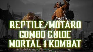 MK1 Reptile Motaro Combo Guide - Mortal Kombat 1 "Reptile" Gameplay