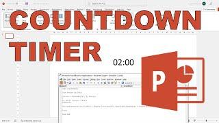 How to make a countdown timer in powerpoint using VBA