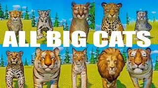 All Big Cats Speed Races in Planet Zoo The Ultimate BIG Cat Speed Races included Tiger, Lion, Lynx