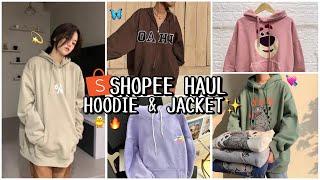 SHOPEE HAUL HOODIE & SWEATER MURAH BERKUALITAS UNDER 60RIBU!! | WAJIB PUNYAA