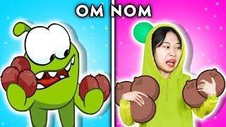 Om Nom Splits Coconut - Om Nom With Zero Budget | Cut the Rope Funny Animation Parody