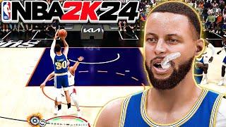 Stephen Curry 25 POINT 4TH QUARTER in a CLOSE GAME! NBA 2K24 Play Now Online!