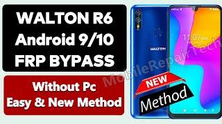 Walton Primo R6 FRP Bypass Android 10 2022 | Walton R6 Google Account Remove Without Pc