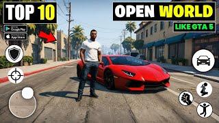 Top 10 Best Open World Games For Android 2024 | Best Open World Mobile Games