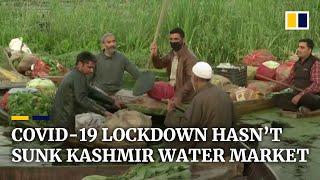 Kashmir water market stays afloat despite India’s nationwide coronavirus lockdown
