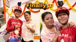 Finally I meet Bharti ma’am @LifeOfLimbachiyaas️ Dream come true || travel by cycle B Crazy Ep97