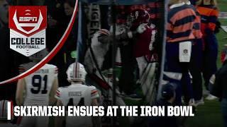 Tempers flare on sideline between Auburn & Alabama at the Iron Bowl | ESPN College Football