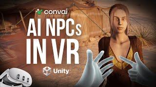 Add AI-powered Conversation Capability to Characters in VR Worlds  | Convai Unity VR Tutorial