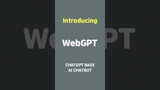 Introducing WebGPT The Ultimate AI powered Chatbot with Voice Assistance! #ai