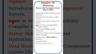 Angular 16 Features @ensolutions5210 #developer #angular15 #angular2 #angularjs #angular8