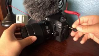 Is the external mic working? On my 80D