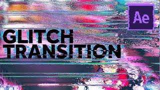 Glitch transition setup using standard effects | After Effects Tutorial