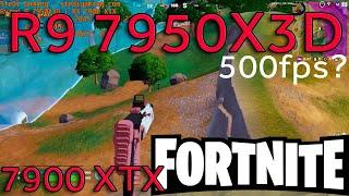 R9 7950X3D Fortnite DX12 Low with RX 7900 XTX