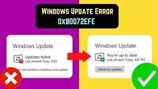 Fix Windows Update Error 0x80072EFE [English]