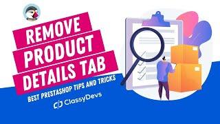 How to Remove Product Details Tab in PrestaShop From Product Page | PrestaShop Tutorial for Beginner