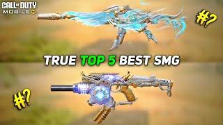 True Top 5 best SMG in Cod Mobile Season 8 #codm