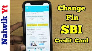 How to change SBI Credit Card Pin online