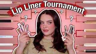 LIP LINER TOURNAMENT | Which one is my ULTIMATE favourite? | Julia Adams