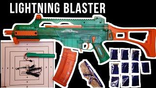 What's In The Box?! LIGHTNING BLASTER Gel Blaster Unboxing & Review | Like Splatrball and Wells G36c