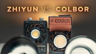 Light test: Colbor W100 compared to Zhiyun Molus X100