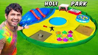 We Built Water Park For Holi - 100% Real | हमारा खुद का वाटर पार्क 