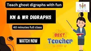 how to teach ghost digraph | kn words  wr words | digraphs| kn words wr words #ghostdigraph