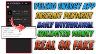 Velero Energy App Real or Fake  Full Explained video in tamil  Earning Machi Official 