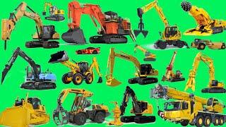 HEAVY ROAD CONSTRUCTION EQUIPMENT | Excavator, Asphalt paver, Bulldozer, Compactor, Dump truck