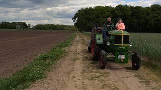 Deutz F2L514 Kinder an Steuer  Papa muss es richten.