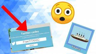 FREE TITANIC?!? Roblox SharkBite SECRET CODES in 2020!!