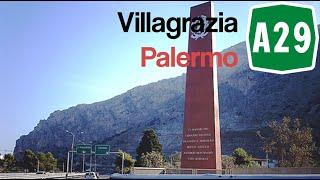 Autostrada A29 | tratto Villagrazia di Carini-Palermo + A29racc bis | feat. Road Trips Sicily