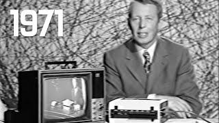 ARD Teletechnikum über den AKAI VT-100 Videorekorder (1971)