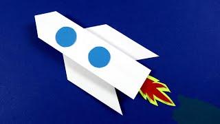 Paper rocket VERY simple - DIY 