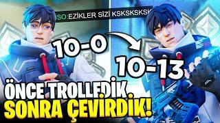 5 RADİANT gümüş eloda önce TROLLEDİK sonra ÇEVİRDİK! | Valorant