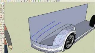 Modeling a supercar in SketchUp part1/6