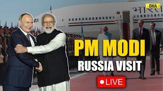 PM Modi Russia Visit Live: PM Narendra Modi Gets Rousing Welcome In Moscow I India Russia Relations