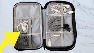 Easy Cable Organizer For Travel? Affordable Tech Pouch Review