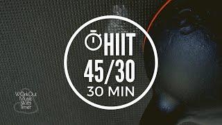 Interval Timer With Music  45 sec rounds 30 sec rest | Mix 104