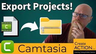 How to EXPORT and MOVE projects in Camtasia... the right way!