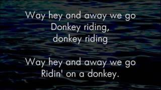 Donkey Riding - Great Big Sea - Lyrics ,