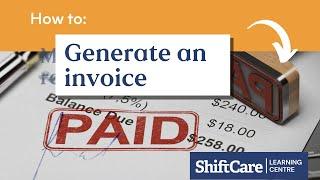 Generating Invoices