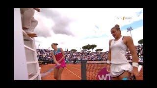 WTA - Rome Open 2018 | Pliskova Attacks Umpire’s Chair | Full Drama